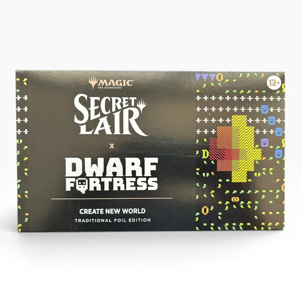 Magic The Gathering Secret Lair x Dwarf Fortress Traditional Foil Edition NEW